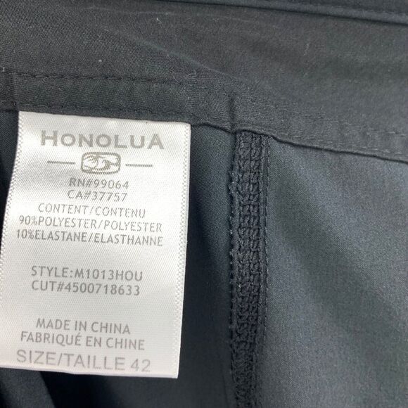 Honolua Mens 42 Boardshorts Black Swimming Bathing Suit Summer Sport Casual - Picture 10 of 10